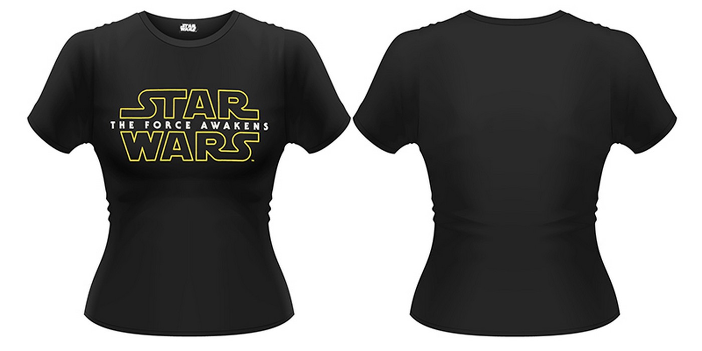 Star Wars Force Awakens - Logo (NEW WOMENS T-SHIRT) - Picture 1 of 1